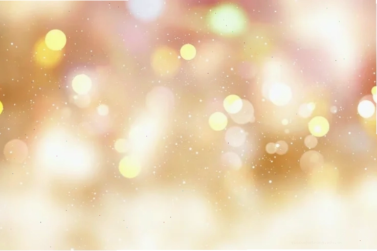 Ảnh nền Giáng sinh với đèn bokeh vàng