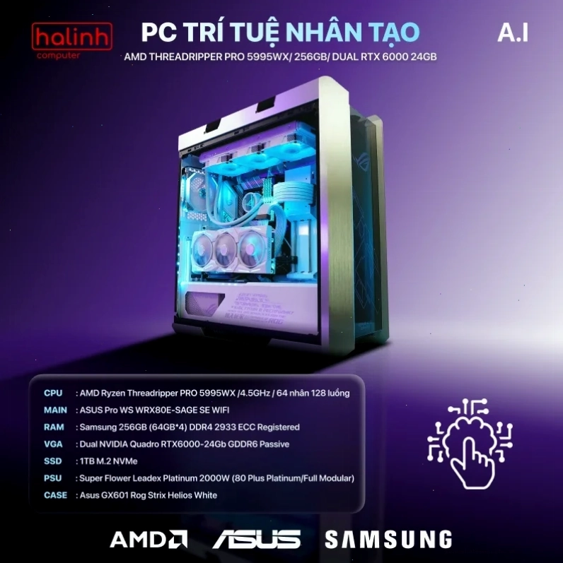 Bộ PC Gaming Ryzen 5 5500, RAM 16GB, RTX 5050 8GB