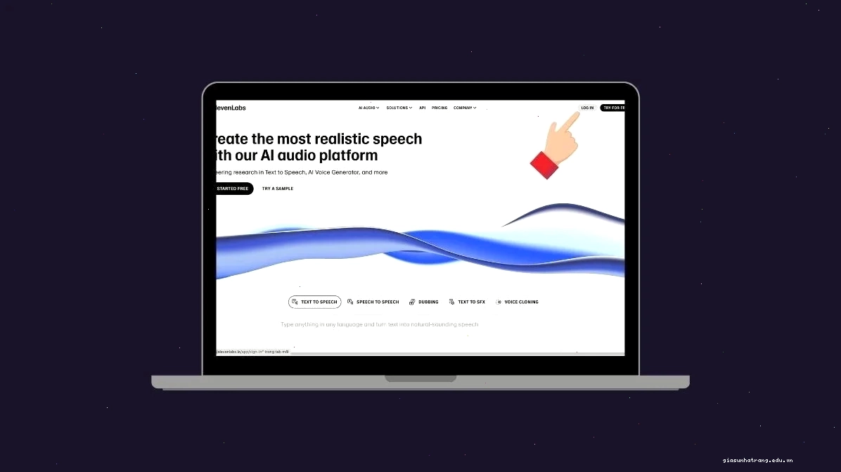 Bước 2 Chọn Đăng ký Sign up