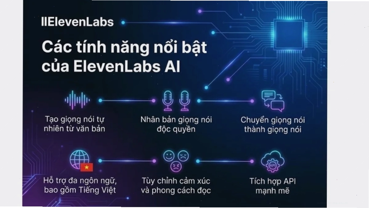 Các tính năng nổi bật của ElevenLabs