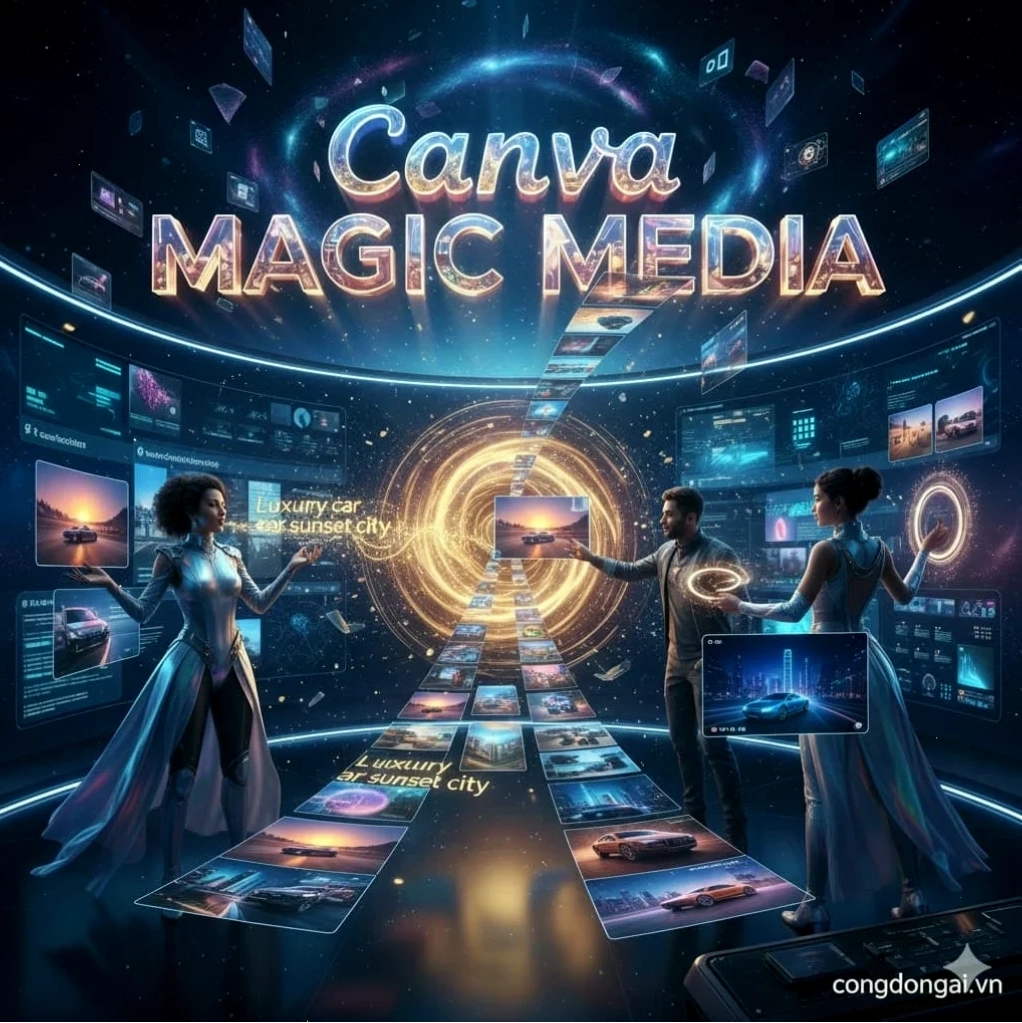 Canva Magic Media AI tạo ảnh và video nhanh chóng Canva Magic Media AI tạo ảnh và video nhanh chóng