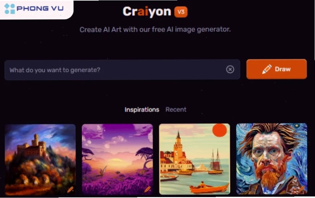 Craiyon tạo hình ảnh AI nguồn mở