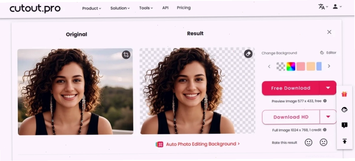 Cutout Pro AI loại bỏ đối tượng không mong muốn khỏi ảnh
