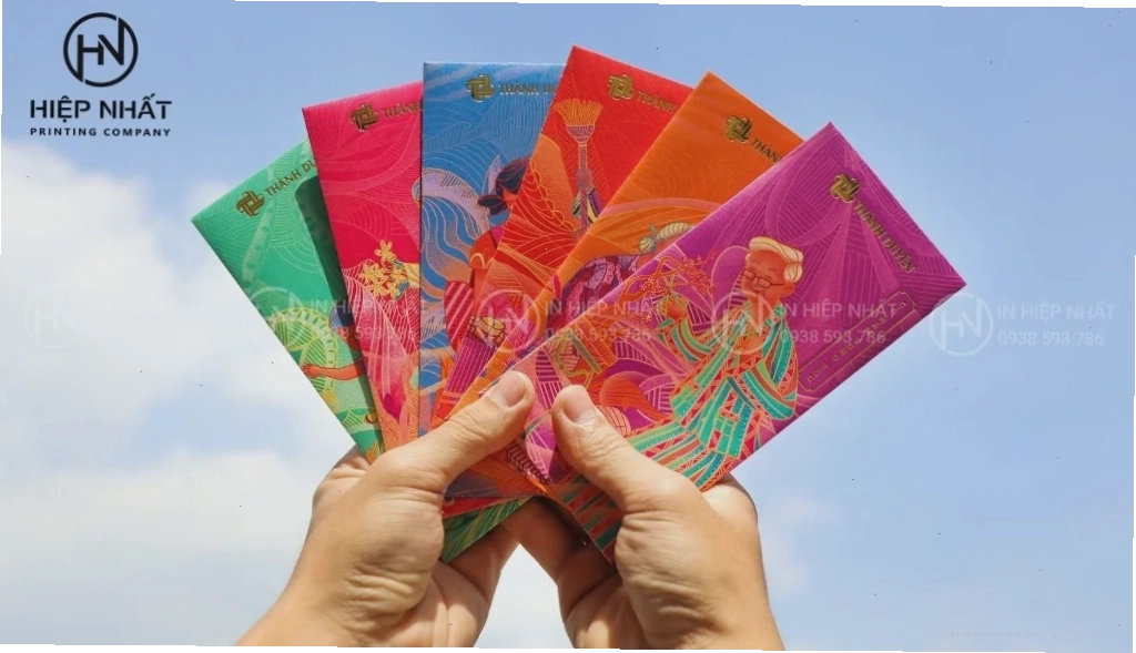 Tăng cường nhận diện thương hiệu với bao lì xì in logo Doanh nghiệp in ấn logo lên bao lì xì để tăng giá trị và quảng bá dịp Tết