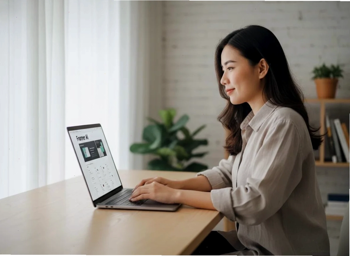 Giao diện Framer AI