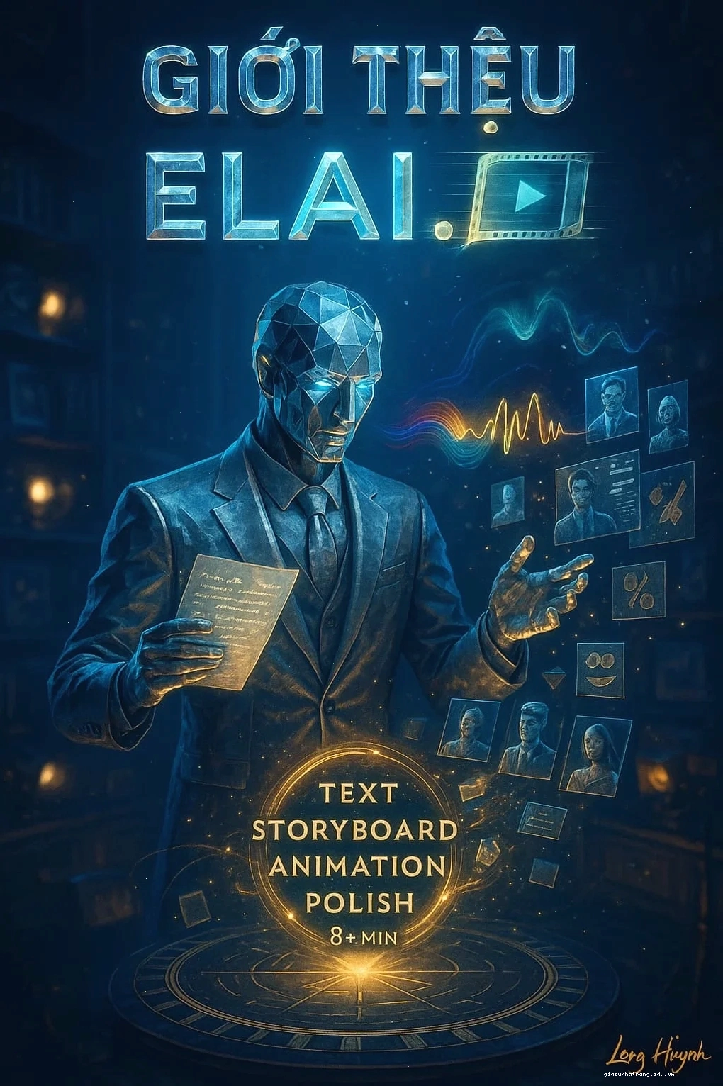 Giao diện tùy chỉnh avatar trên Elai.io