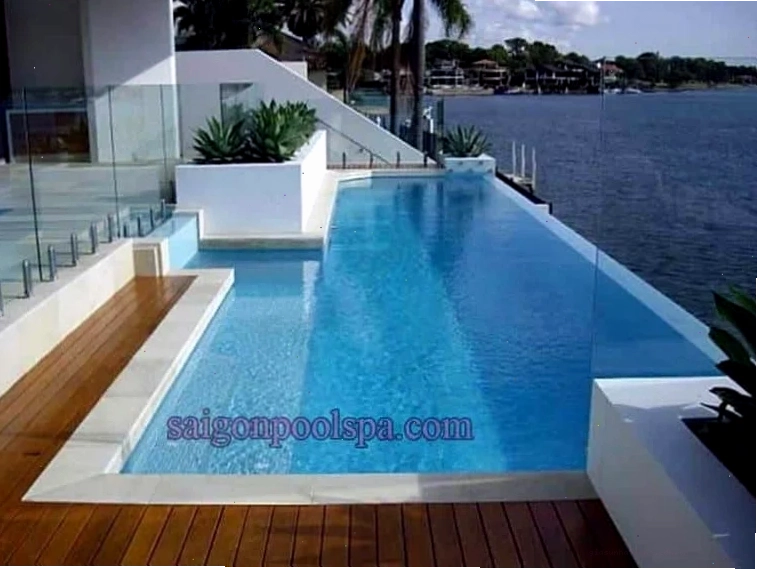 Vẻ đẹp tuyệt tác của hồ bơi tràn bờ Hồ Bơi Tràn Bờ Vô Cực Mang Nét Thẩm Mĩ Tuyệt Tác