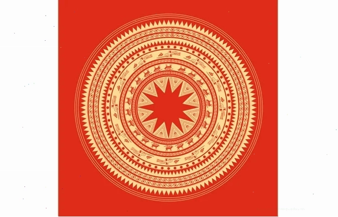 hoa van trong dong dong son png
