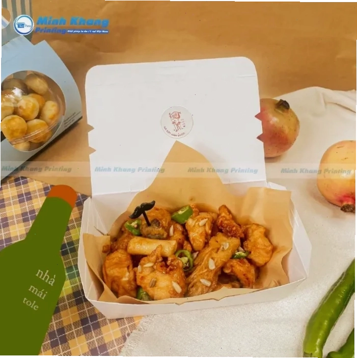 Hộp giấy đựng thức ăn thân thiện với môi trường