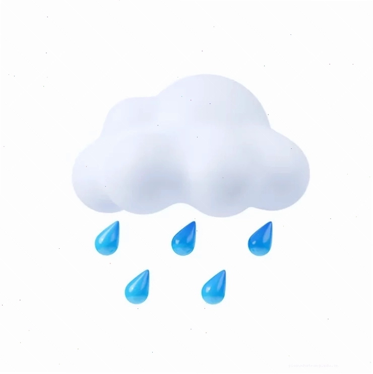 icon mưa vừa ban đêm