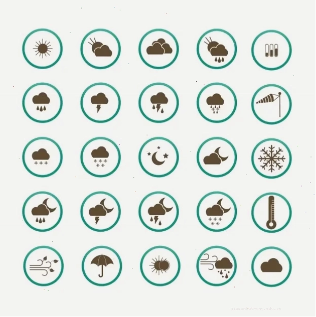 icon mưa vừa ban đêm