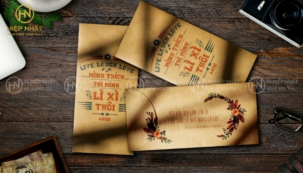 Bao lì xì phong cách vintage mang vẻ đẹp hoài cổ Mẫu bao lì xì phong cách vintage, cổ điển sang trọng