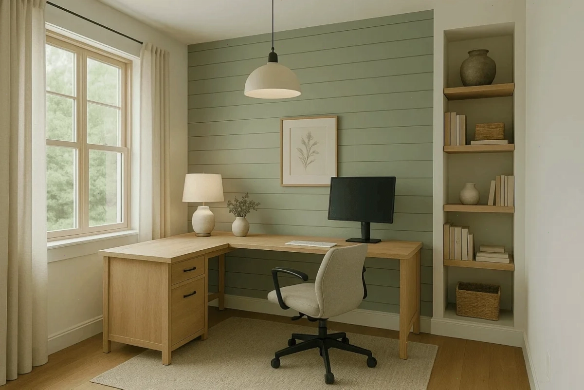 Ánh sáng RGB tạo điểm nhấn Minh họa các yếu tố cần có trong một góc làm việc rgb