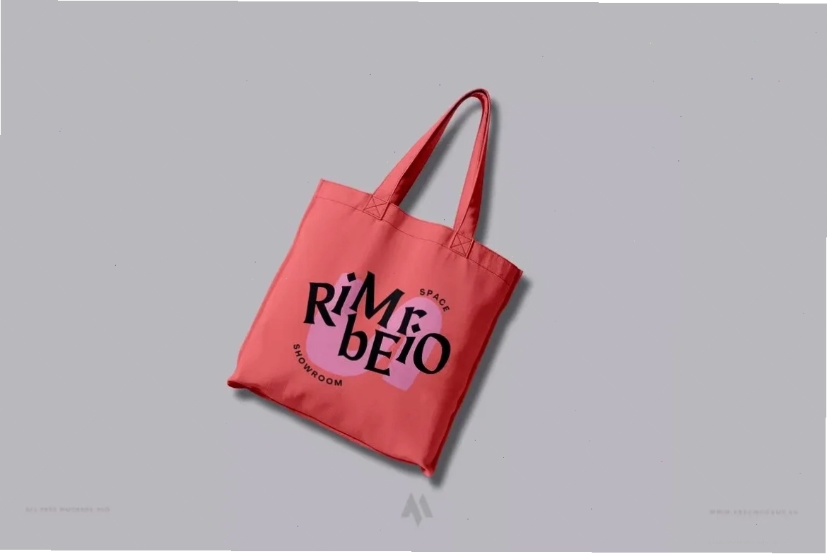Mockup túi vải tote PSD với Smart Object Mockup túi vải tote PSD dễ dàng tùy chỉnh
