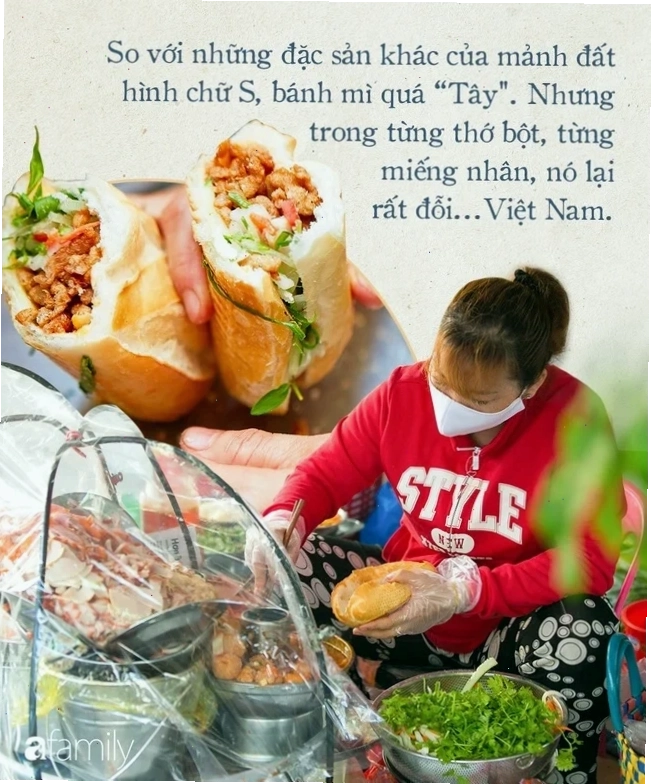 Người bán bánh mì trên đường phố