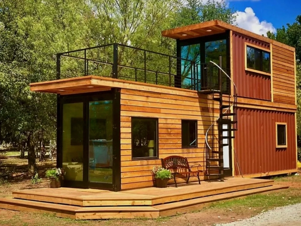 Nhà container đơn giản mà sang trọng
