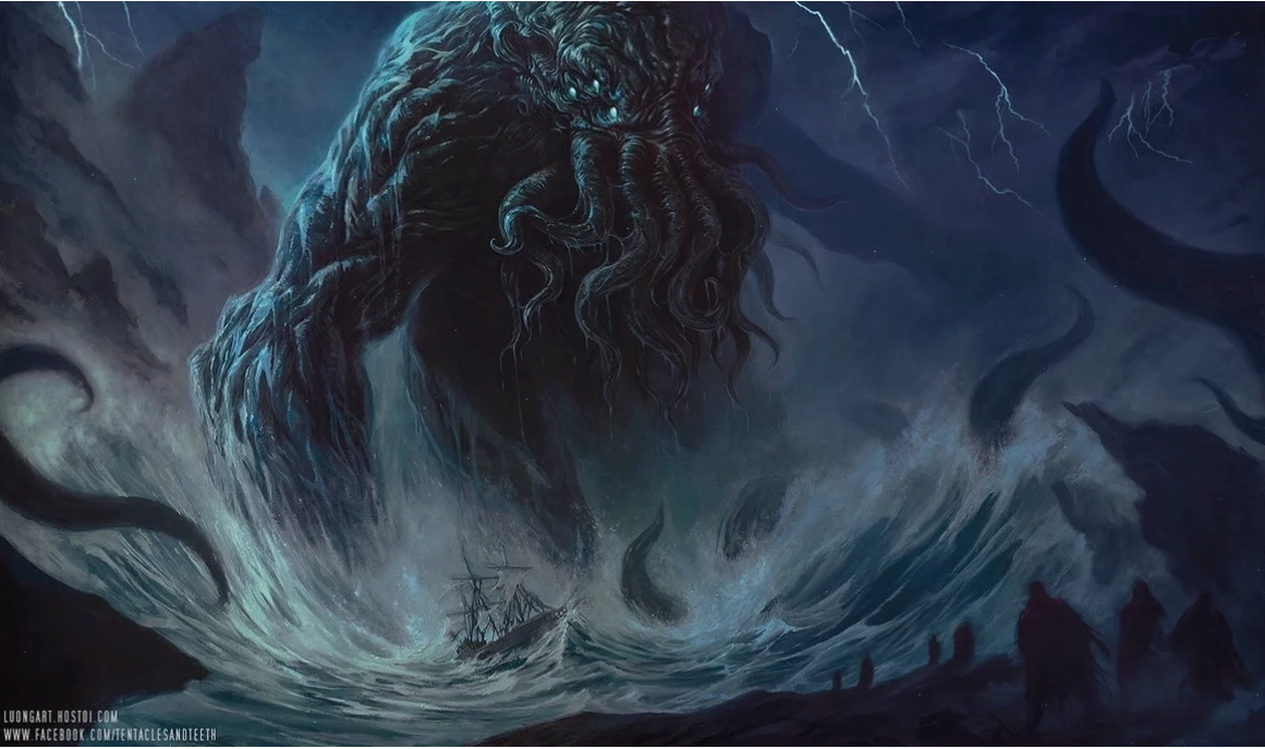 Prompt tạo quái vật Cthulhu và Vorathos