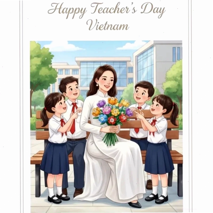 Prompt tạo thiệp mời khai trương hiện đại với AI