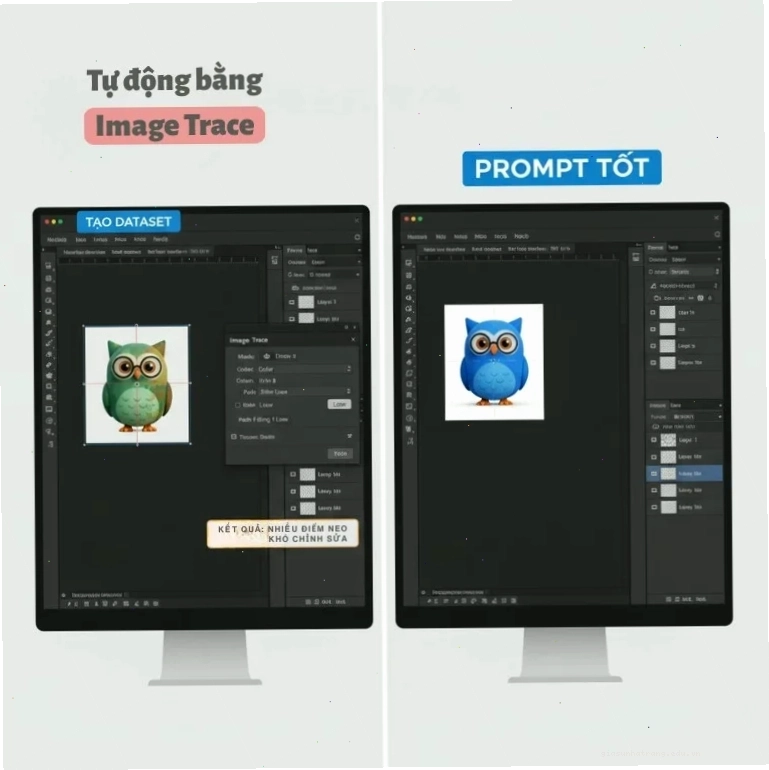 Ví dụ prompt vẽ logo linh vật mascot Prompt vẽ logo linh vật mascot