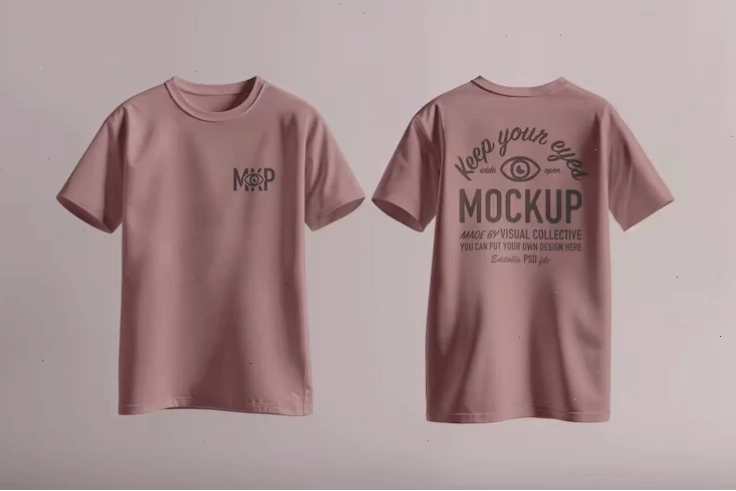 PSD thiết kế t-shirt mockup