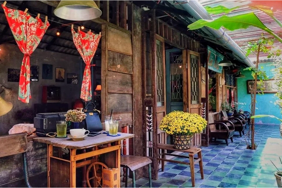 quán cà phê vintage lão hạc quán