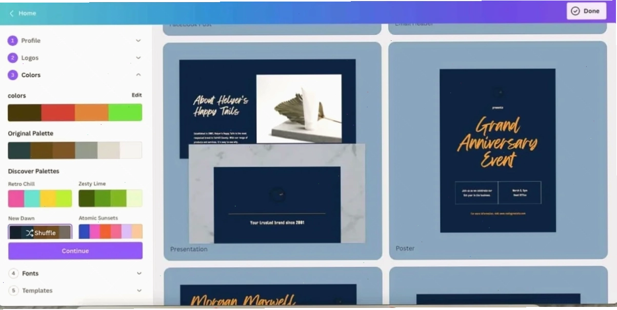 Quản lý logo Canva hiệu quả với Brand Hub