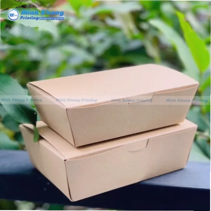 Quy cách in hộp giấy đựng thức ăn chuyên nghiệp