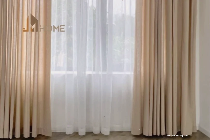 Rèm cửa sổ phòng ngủ 2 lớp cho không gian thêm phần tinh tế