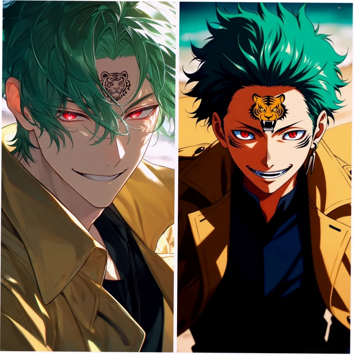 So sánh nhân vật anime tạo bởi PixAI và Civitai