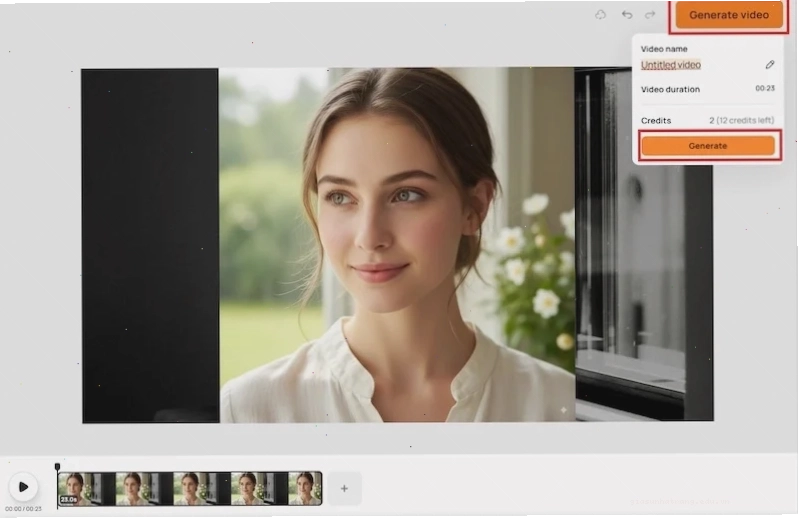 Hoàn thiện video với D-ID AI Tạo và xuất video D-ID AI