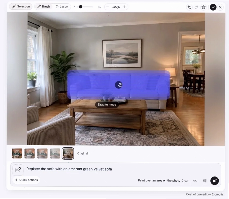 Trình chỉnh sửa AI GenRoom