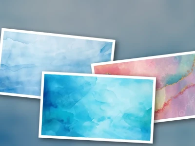 Background Màu Nước Nhẹ Nhàng Bí Ẩn Tạo Ấn Tượng Độc Đáo
