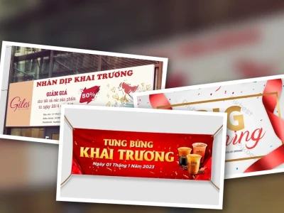 Bí Kíp "Đốn Tim" Khách Hàng Với Mockup Băng Rôn Khai Trương Ấn Tượng