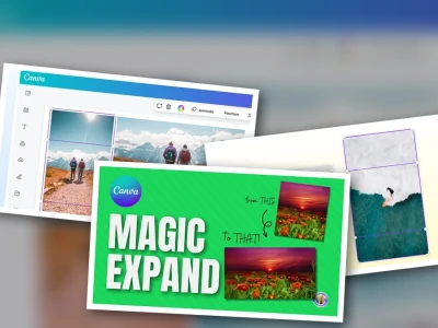 Cách Dùng Canva Magic Expand Kéo Dài Ảnh Phong Cảnh