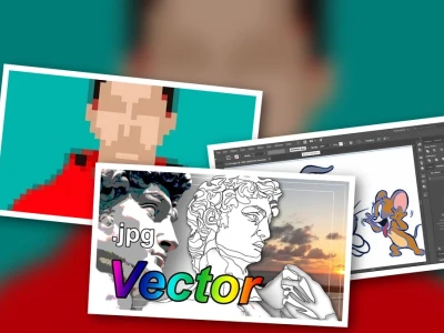 Chuyển Ảnh Pixel Bị Mờ Thành Vector Sắc Nét Bằng AI