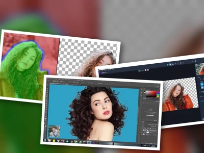 Dùng Photoshop AI Xóa Phông Nền Tóc Rối Phức Tạp