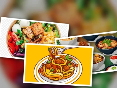 Hình Minh Họa Đồ Ăn Vector Độc Đáo Cho Thiết Kế Menu