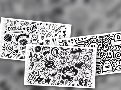 Hình Vẽ Tay Doodle Đen Trắng Tuyệt Đỉnh Cho Người Mới