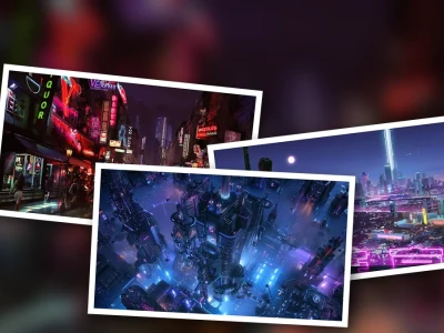 Khám Phá Hình Nền Cyberpunk Neon Thành Phố Đầy Mê Hoặc