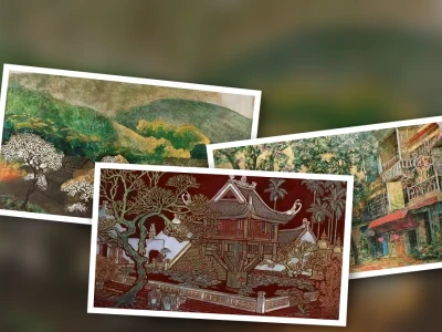 Khám Phá Prompt Vẽ Tranh Sơn Mài Việt Nam Sắc Nét