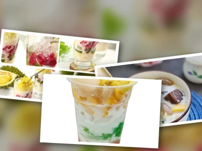 Kinh nghiệm chụp ly chè thái sầu riêng cực hấp dẫn