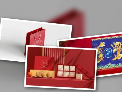 Mockup Hộp Quà Tết Cao Cấp Bí Quyết Kinh Doanh Thành Công