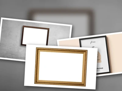 Mockup Khung Tranh Treo Tường Nâng Tầm Không Gian Sống