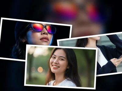Prompt Tạo Ảnh Người Mẫu Đeo Kính Cận Siêu Thực Và Ấn Tượng