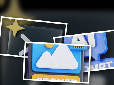 Prompt tạo icon 3D ứng dụng Biến Ý Tưởng Thành Hiện Thực Độc Đáo