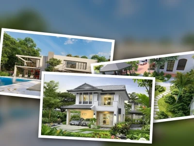 Prompt Thiết Kế Biệt Thự Sân Vườn Nâng Tầm Không Gian Sống