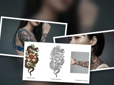 Prompt Thiết Kế Hình Xăm Tattoo Khám Phá Giới Hạn AI Sáng Tạo