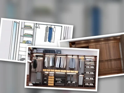 Prompt Thiết Kế Tủ Quần Áo Âm Tường Giải Pháp Không Gian Thông Minh