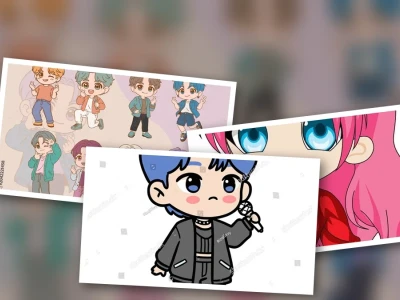 Prompt Vẽ Chibi Idol Kpop Tạo Fanart Dễ Thương 3D