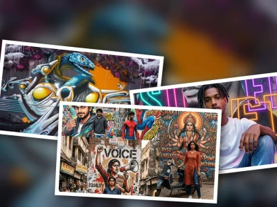 Prompt Vẽ Tranh Tường Graffiti: Tạo Hình Nghệ Thuật Đường Phố Đỉnh Cao